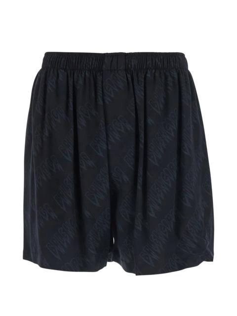 Balenciaga Logo-print Track Shorts