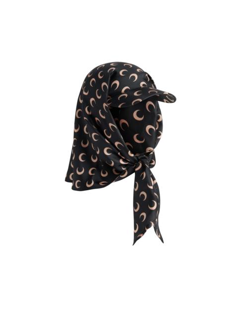 Moon Silk Veiled Cap