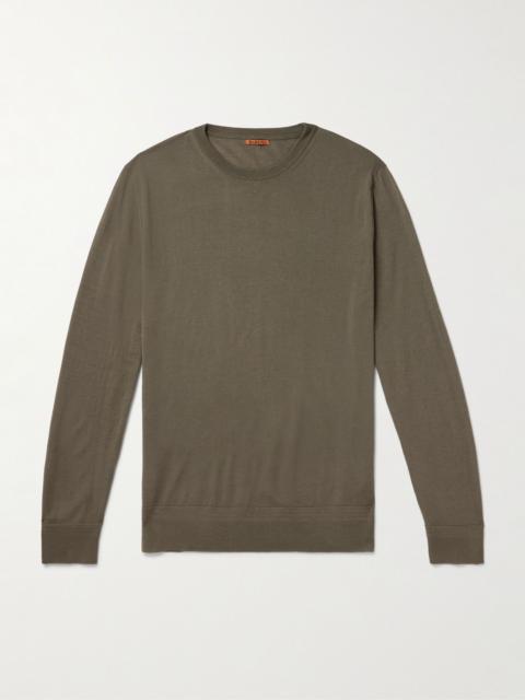Ato Slim-Fit Merino Wool Sweater Green
