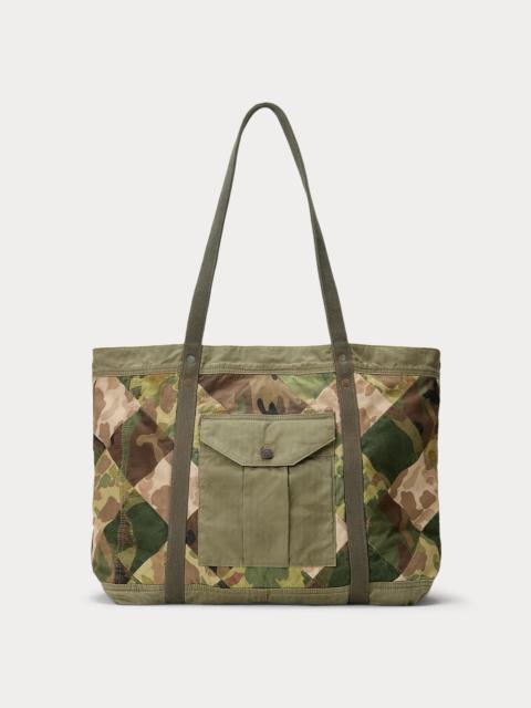 Limited-Edition Patchwork Camo Tote