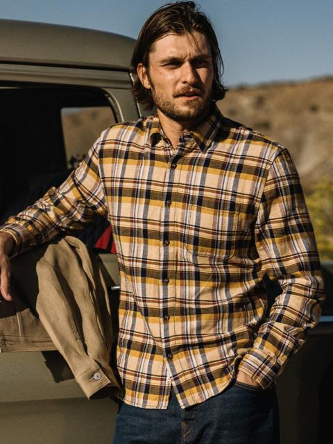 The Ripper Vintage Nep Flannel Plaid - Sun Gold