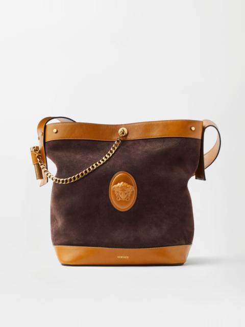 Pivot Large Suede Bucket Bag