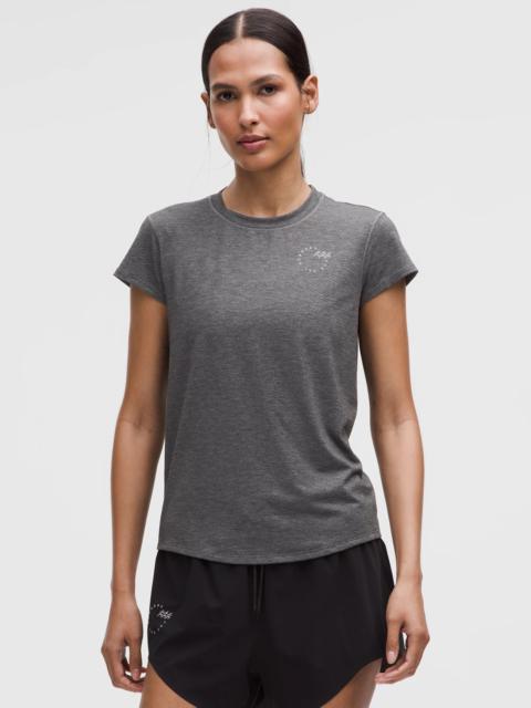 Mile Maker Run Crew Graphic Mesh Short-Sleeve Shirt