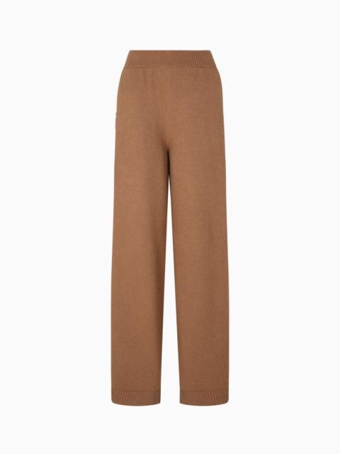 GIORGIO ARMANI NEVE WIDE TROUSERS IN A VIRGIN WOOL AND CASHMERE BLEND