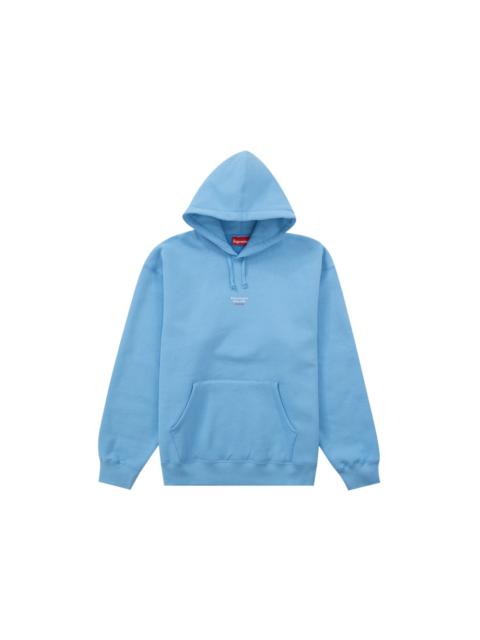 Supreme World Famous Micro Hooded Sweatshirt Light Blue