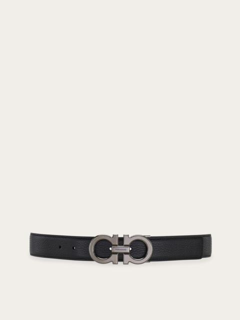 Reversible and adjustable Gancini belt