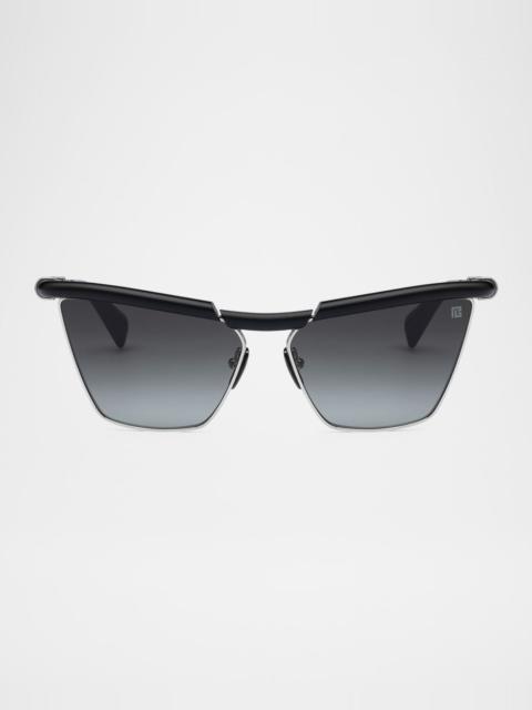 Victorie Cat Eye Titanium Sunglasses