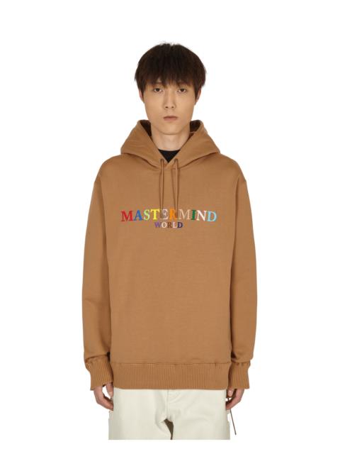 Logo Hooded Sweatshirt Brown