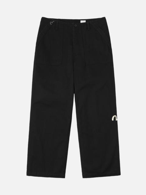 Seagull Embroidery Regular Fit Chinos