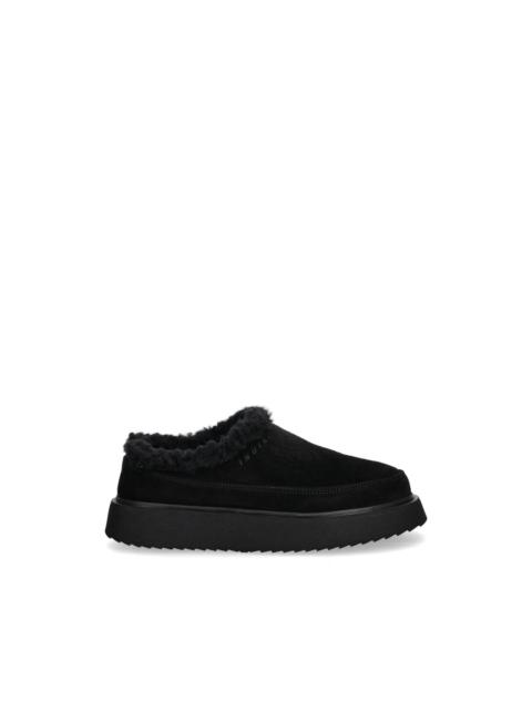 Classic Micro shearling-trim slippers