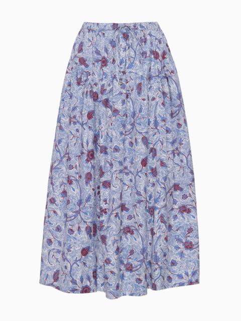 Rosen Cotton Midi Skirt