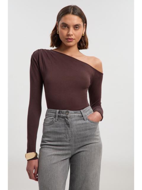 Viscose Blend Asymmetric Jumper