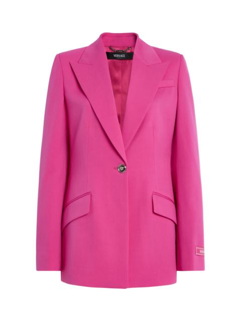 La Vacanza Wool-Gabardine Jacket pink