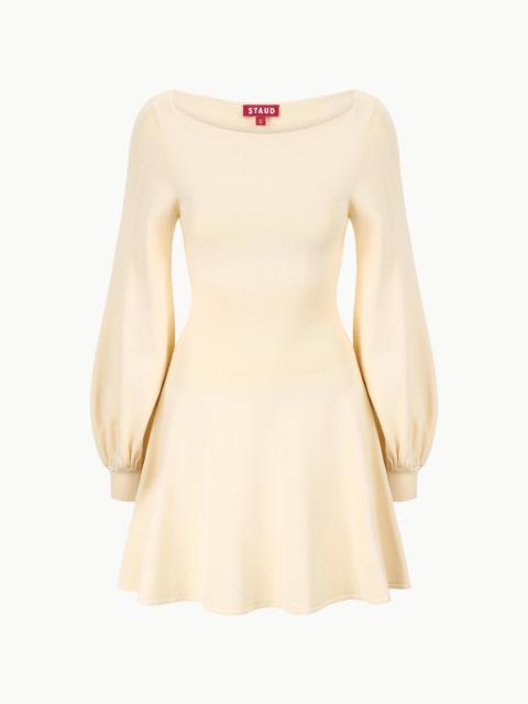 STAUD STAUD CLAUDE DRESS BUTTERCREAM - R24P2180VN-BUTC | REVERSIBLE