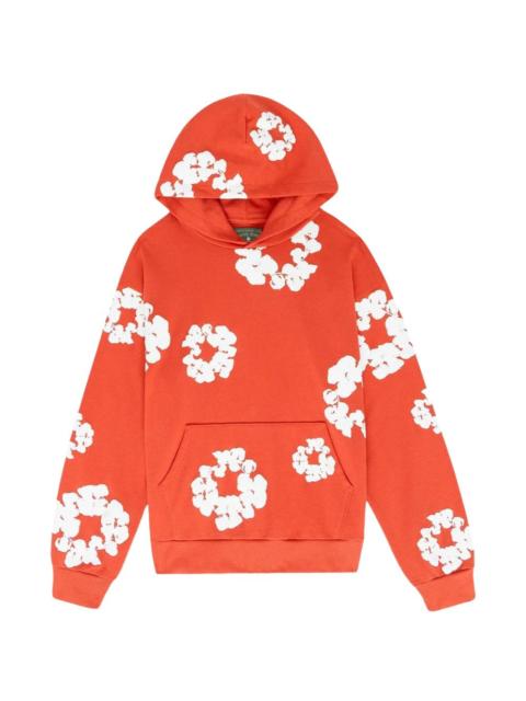wreath-print hoodie
