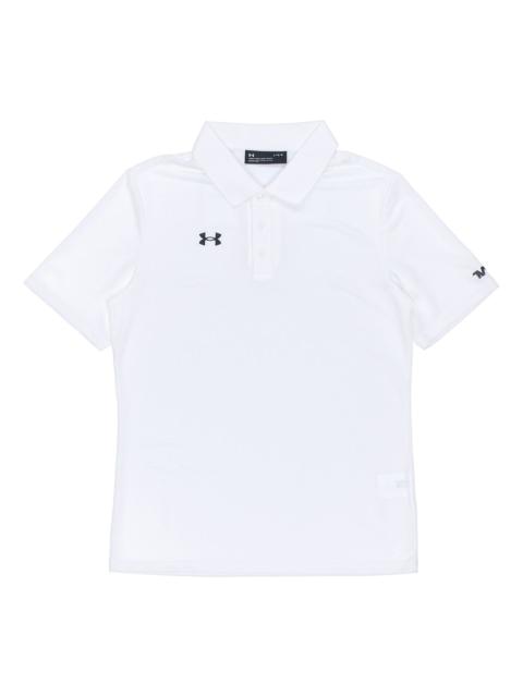 Under Armour Causual Sports Training Ventilate Polo Male 'White' 21500537-100