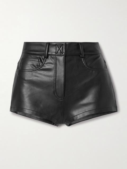 Faux Leather Shorts