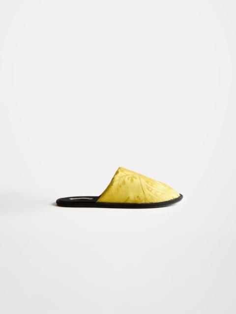 WOMENS CLOSE TOE SLIDES IN CITRINE