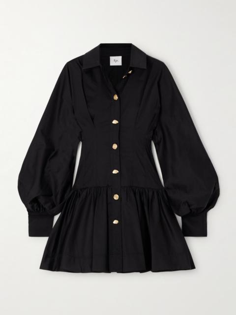 Alexa Cotton-blend Poplin Mini Dress