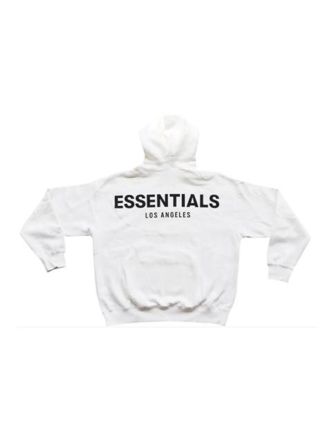 Fear of God Essentials Los angeles Hoodie 'White' FOG-FW19-123