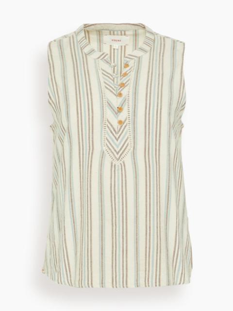 Twyla Top in Ivory Sand