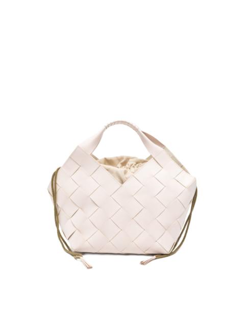 woven botteghe tote bag