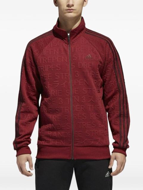 Badge of Sport stripe-detail sweatshirt