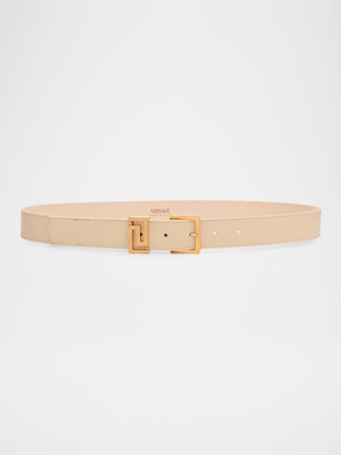Greca Goddess Leather Belt