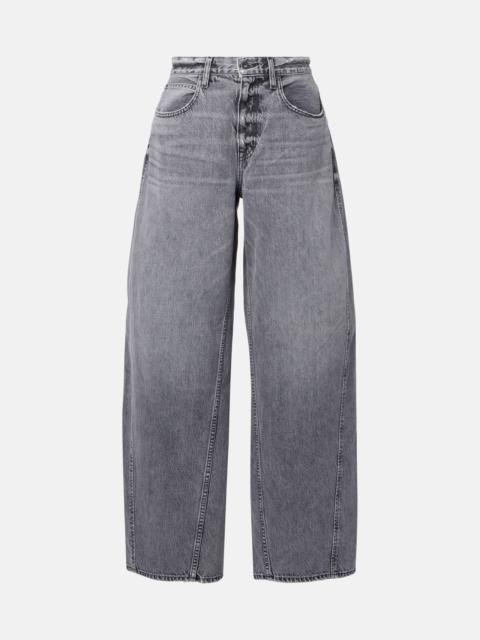 Alex mid-rise wide-leg jeans