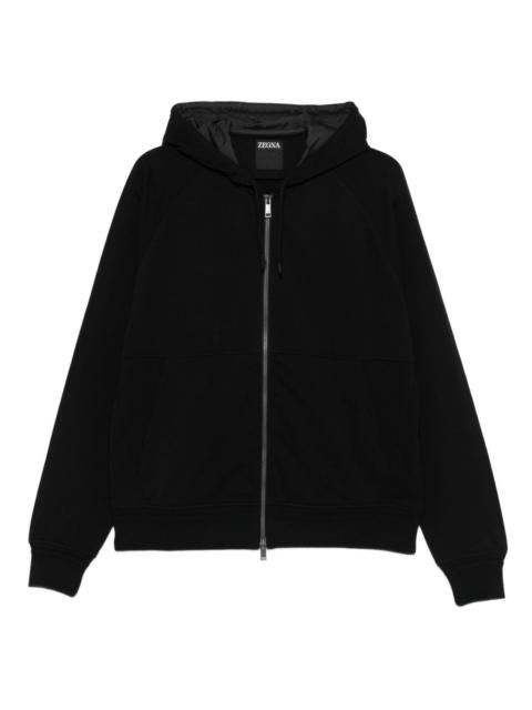 zip-up hoodie