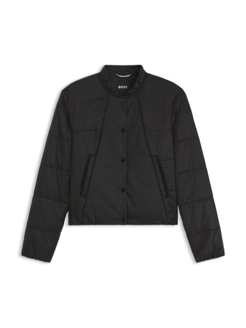 PACKABLE JACKET WITH WATER-REPELLENT FINISH