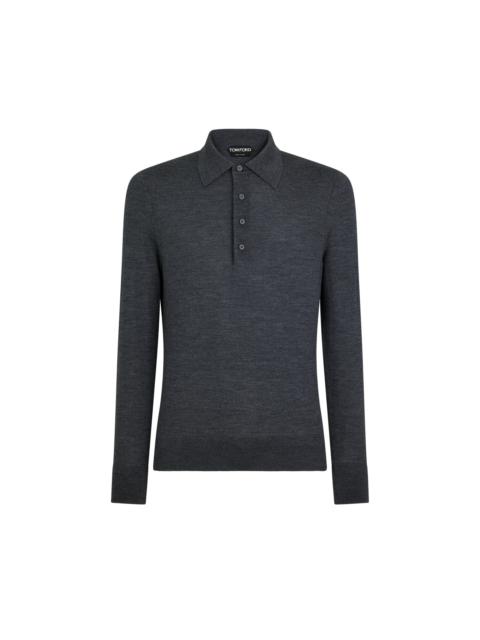 FINE GAUGE PURE WOOL POLO