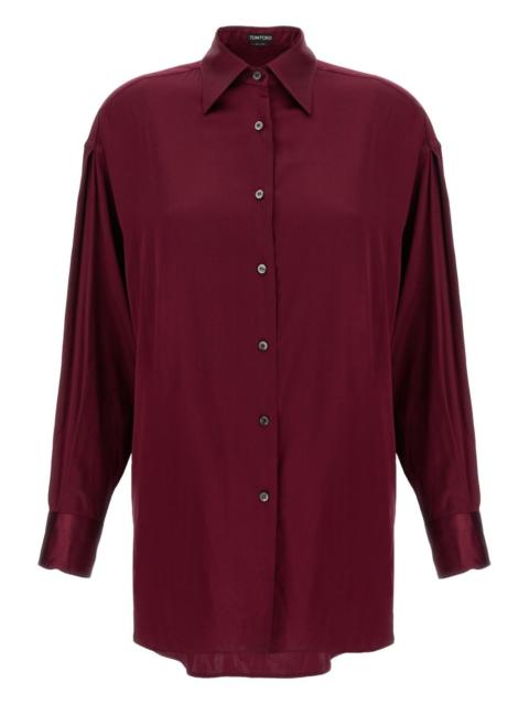 button-cuffed shirt