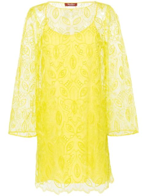 Bracco motif-embroidered midi dress