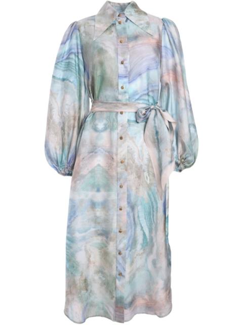 Illuminate shirtdress