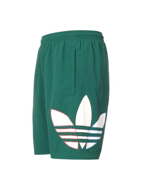 adidas originals Tricolor Short Men's Green H09358
