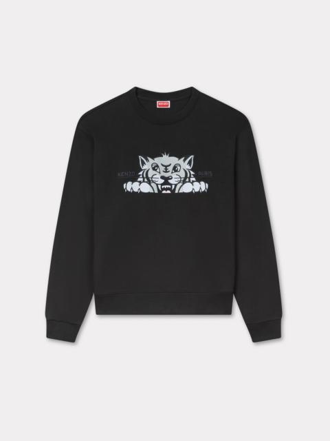 'KENZO Happy Tiger' embroidered sweatshirt in cotton