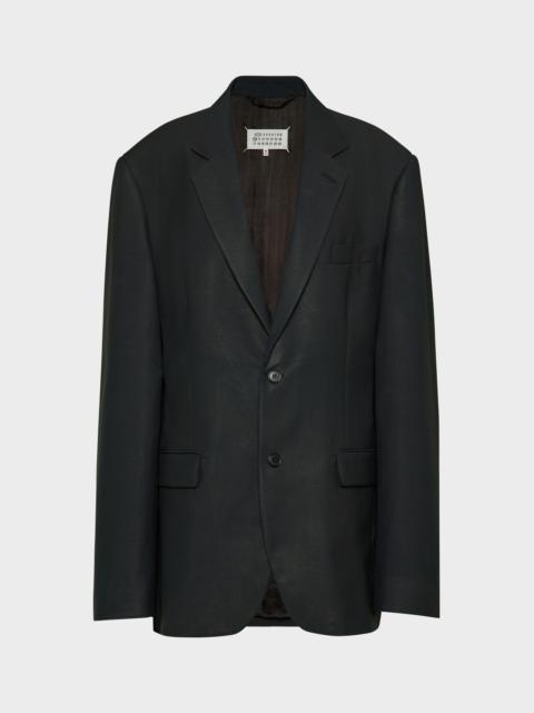 Mohair wool blazer