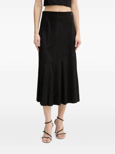 emblem-detail midi skirt