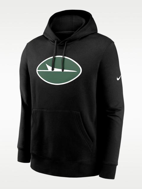 New York Jets Club Logo Men's Nike NFL Pullover Hoodie