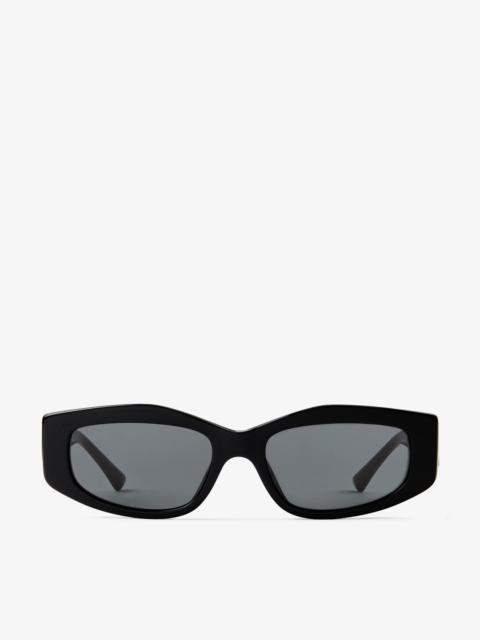Uma
Black Geometric Sunglasses