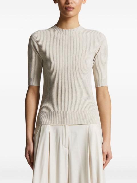 lurex knitted top