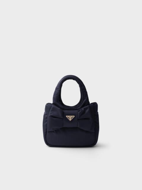 Padded Re-Nylon mini-bag with bow