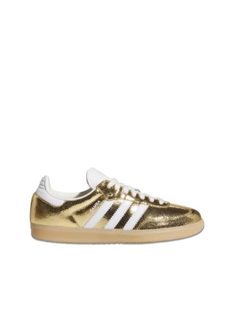 Samba "Cracked Metallic Pack - Gold" sneakers