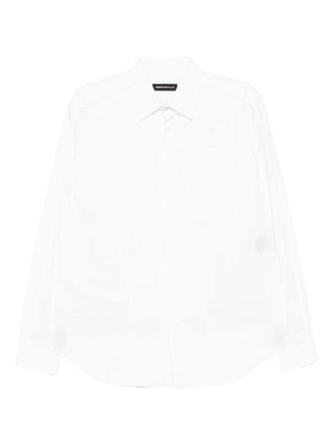 concealed button fastening shirt