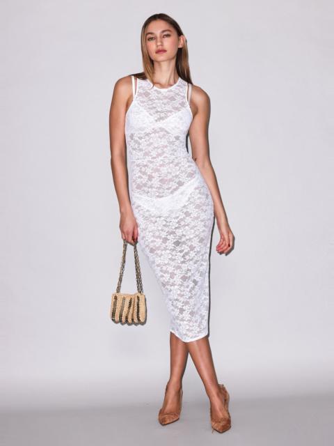 Le Stretch Lace Racer Tank Dress