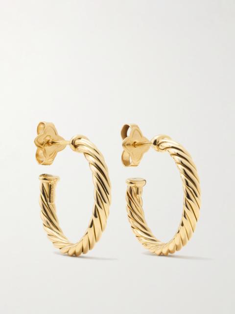 Cable Spira 18-karat Gold Hoop Earrings