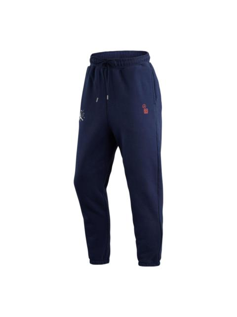 Nike Jordan Chinese New Year Sports Pants 'Navy Blue' DO4087-410