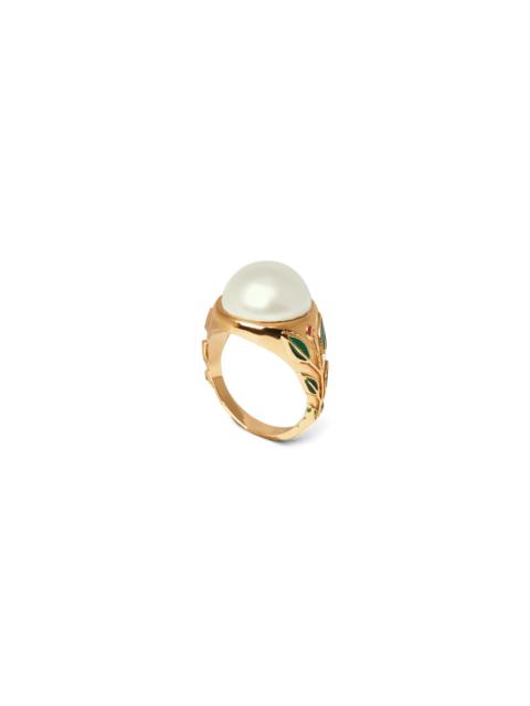Pearl Signet Ring | Casablanca Paris
