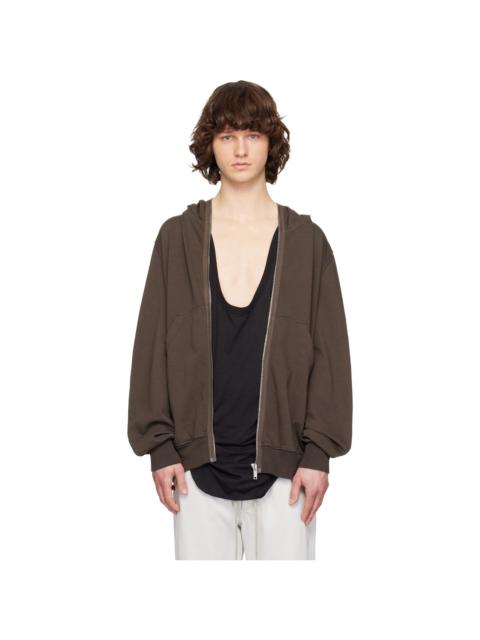 Gray Temple Jumbo Gimp Hoodie